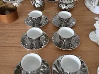 6-delig verzilverd theesetje totaal 15 stuks - afbeelding 3 van  6