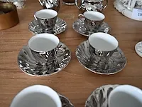 6-delig verzilverd theesetje totaal 15 stuks - afbeelding 4 van  6