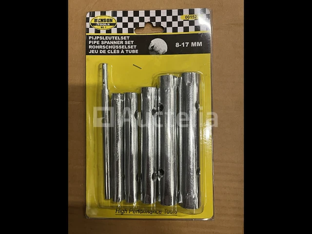 6 delige pijpsleutel set - afbeelding 1 van  1