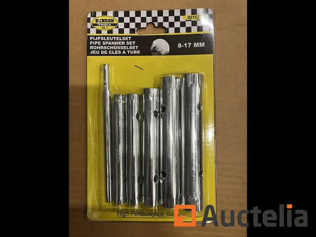 6 delige pijpsleutel set - afbeelding 1 van  1