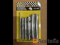 6 delige pijpsleutel set - afbeelding 1 van  1