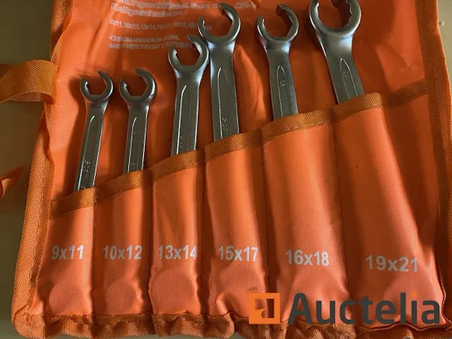 6 delige remleidingsleutel set 9-21mm - afbeelding 1 van  4