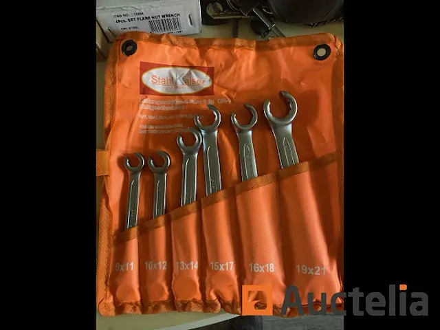 6 delige remleidingsleutel set 9-21mm - afbeelding 4 van  4