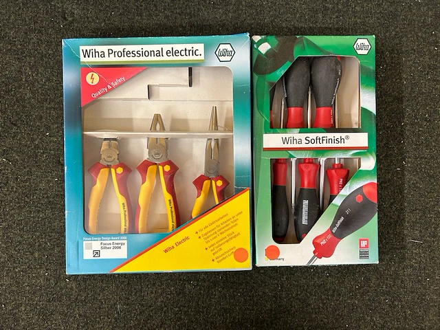 6-delige schroevendraaierset wiha, 3-delige electriciteitstangenset - afbeelding 1 van  5