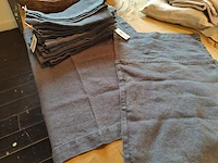 6-delige stoffen servieten set flamant grennelle grey - afbeelding 2 van  4