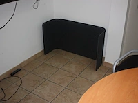 6-delige vergadertafel, 5 stoffen vergaderstoelen, 6 stoffen vergaderstoelen, planningbord, 2 wandversieringen (103,104,105,106,107) - afbeelding 10 van  10