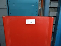 6 design stoelen effezeta (4 rood, 2 grijs) - afbeelding 3 van  6