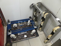 6 dienbladen op diverse wielen - afbeelding 1 van  5