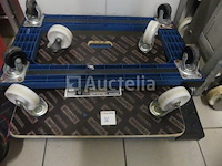 6 dienbladen op diverse wielen - afbeelding 4 van  5