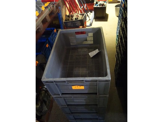 6 diepe grijze bakken - afbeelding 2 van  3