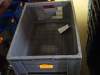 6 diepe grijze bakken - afbeelding 2 van  3