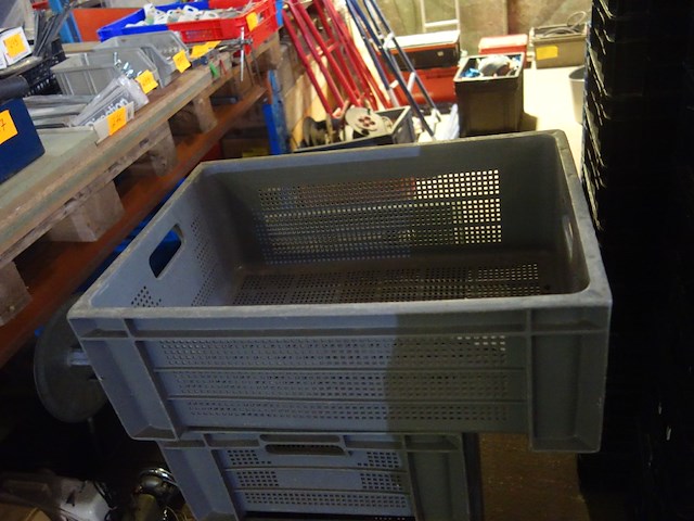 6 diepe grijze bakken - afbeelding 3 van  3