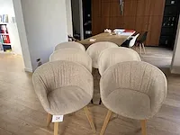 6 div stoffen kuipstoelen - afbeelding 1 van  10