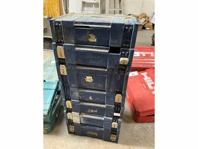 6 diverse gereedschap-/materialenkoffers berner - afbeelding 5 van  5