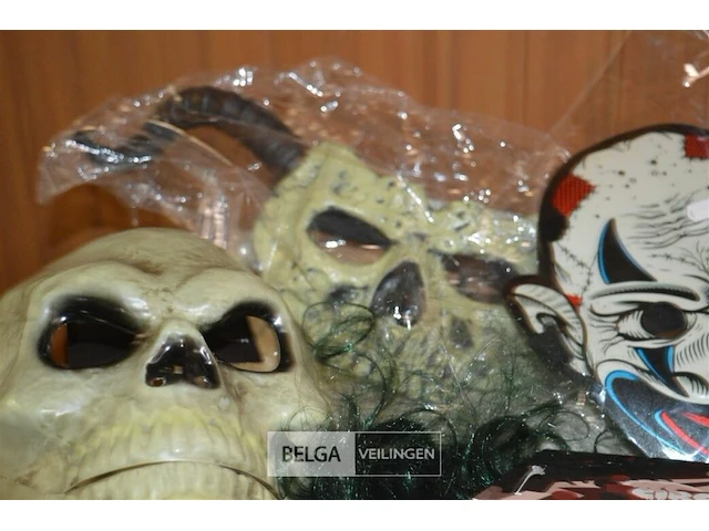 6 diverse halloween maskers - afbeelding 3 van  6