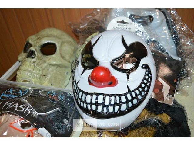 6 diverse halloween maskers - afbeelding 5 van  5