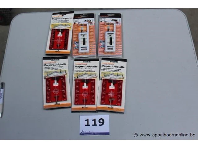6 diverse meet/laser accessoires laserliner - afbeelding 1 van  3