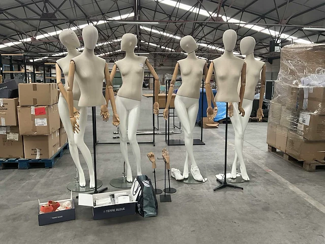 6 diverse paspoppen hans boodt. + diverse accessoires - afbeelding 1 van  14