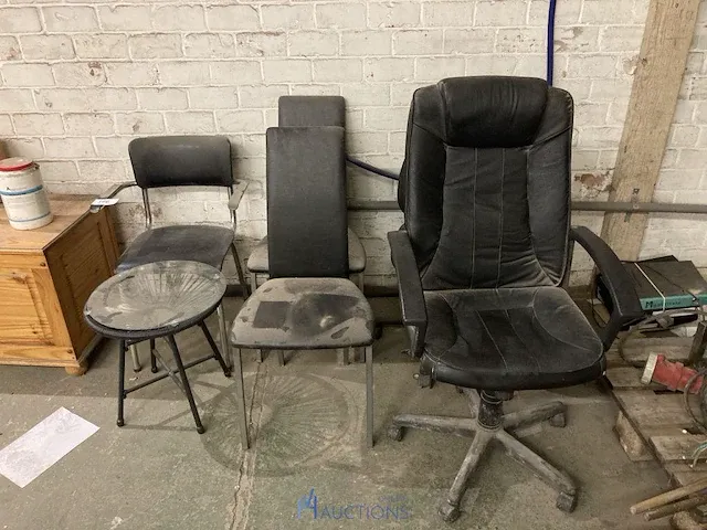 6 diverse stoelen - afbeelding 1 van  6