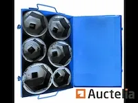 6 dlg zware krachtdoppenset 1" 80-105mm - afbeelding 3 van  5