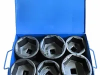 6 dlg zware krachtdoppenset 1" 80-105mm - afbeelding 3 van  3