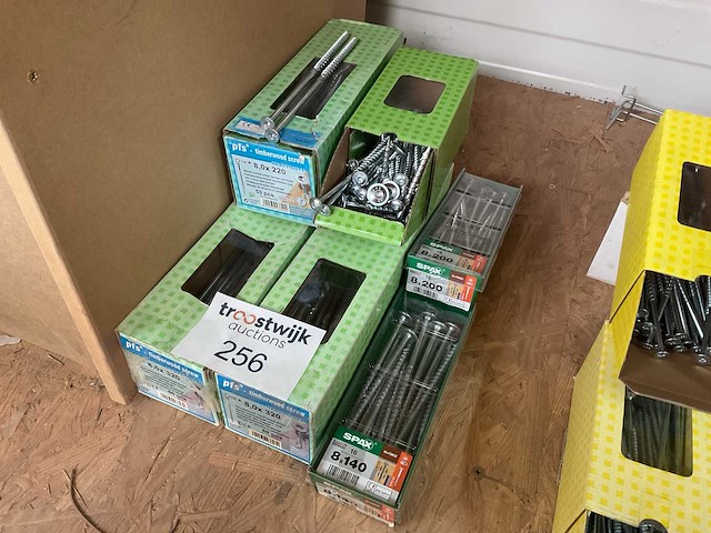 6 dozen lange houtschroeven - afbeelding 1 van  8