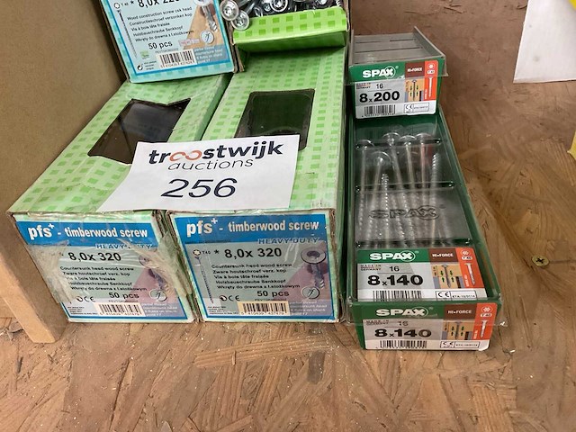 6 dozen lange houtschroeven - afbeelding 2 van  8