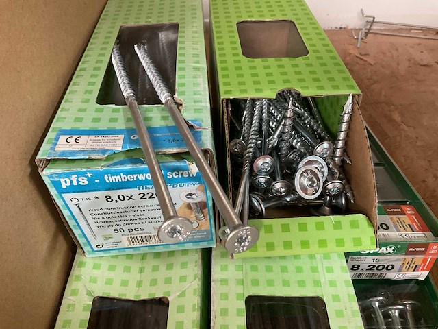 6 dozen lange houtschroeven - afbeelding 7 van  8