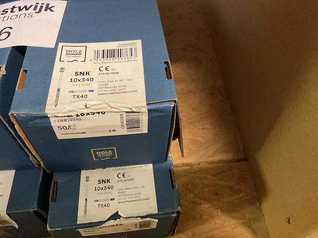 6 dozen lange houtschroeven - afbeelding 2 van  7