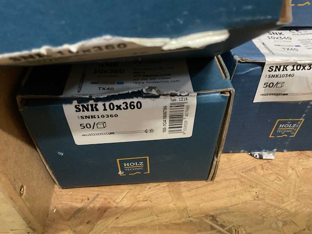 6 dozen lange houtschroeven - afbeelding 4 van  7