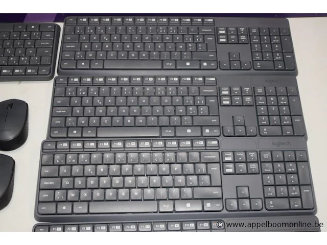 6 draadloze toetsenborden logitech plus 6 draadloze muizen logitech, werking niet gekend - afbeelding 3 van  3