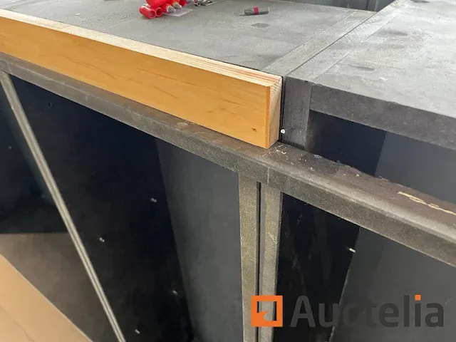 6 dubbele deur kasten met 2 planken - afbeelding 2 van  12