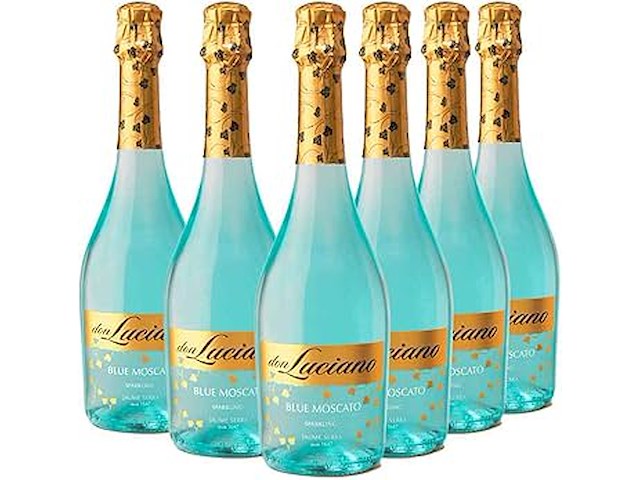 6 flessen - don luciano - blauwe moscato - afbeelding 1 van  3