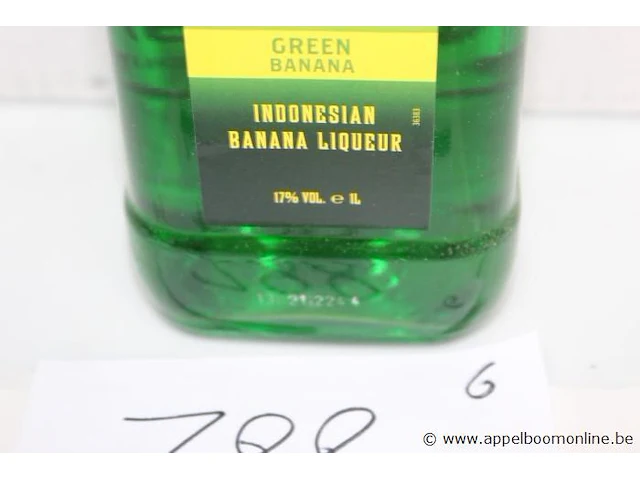 6 flessen à 1l pisang ambon 17% - afbeelding 2 van  2