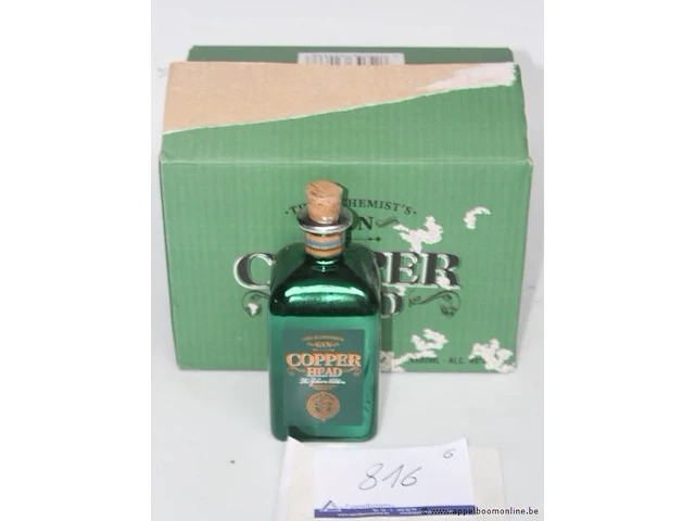 6 flessen à 50cl gin copper head 40% - afbeelding 1 van  3