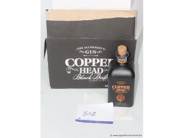 6 flessen à 50cl gin copper head 42% - afbeelding 1 van  3