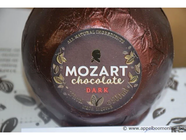 6 flessen à 50cl liquer mozart dark chocolate 17% - afbeelding 2 van  3