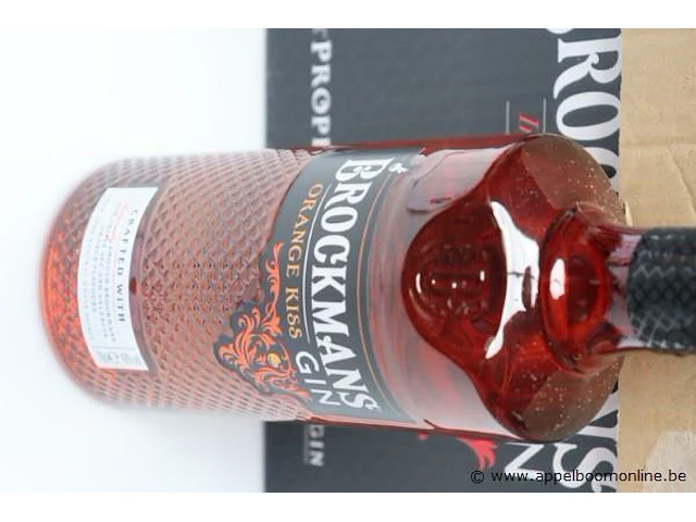 6 flessen à 70cl gin brockmans orange kiss - afbeelding 2 van  2