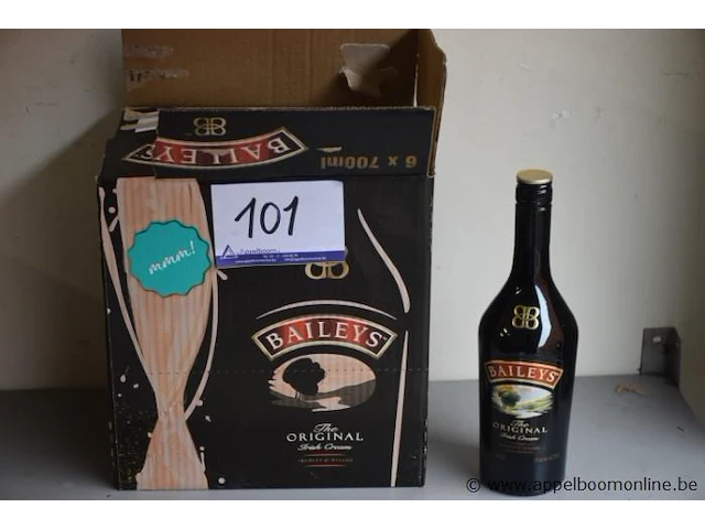 6 flessen à 70cl irisch cream baileys 17% - afbeelding 1 van  2