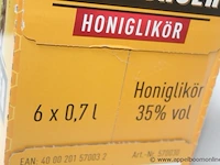 6 flessen à 70cl likeur honiglikor 35% - afbeelding 2 van  2