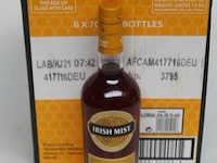 6 flessen à 70cl likeur irish mist 35% - afbeelding 1 van  3