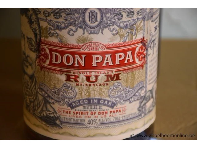 6 flessen à 70cl rum don papa 40% - afbeelding 2 van  3