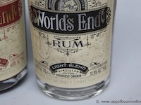 6 flessen à 70cl rum worlds end 37,5% - afbeelding 2 van  3