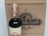 6 flessen à 70cl rum worlds end 37,5%