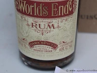 6 flessen à 70cl rum worlds end 37,5% - afbeelding 2 van  3