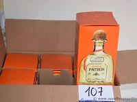 6 flessen à 70cl tequilla patron reposado 40%