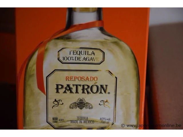 6 flessen à 70cl tequilla patron reposado 40% - afbeelding 2 van  2