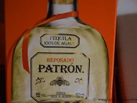 6 flessen à 70cl tequilla patron reposado 40% - afbeelding 2 van  2