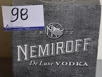 6 flessen à 70cl vodka nemiroff 40%