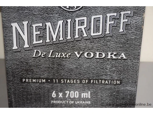 6 flessen à 70cl vodka nemiroff 40% - afbeelding 2 van  2